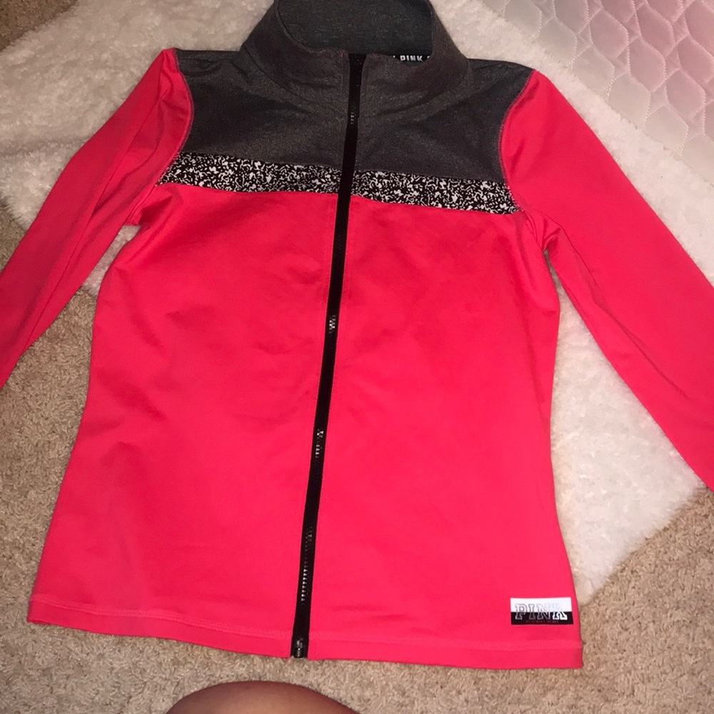 PINK VS ATHLETIC ZIP UP JACKET